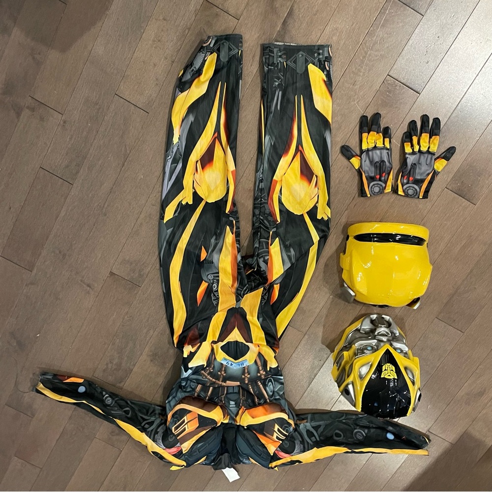 Bumblebee Disguise Yellow and Black Superhero Costume Halloween